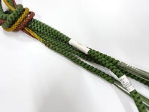 未使用品　正絹　手組帯締め